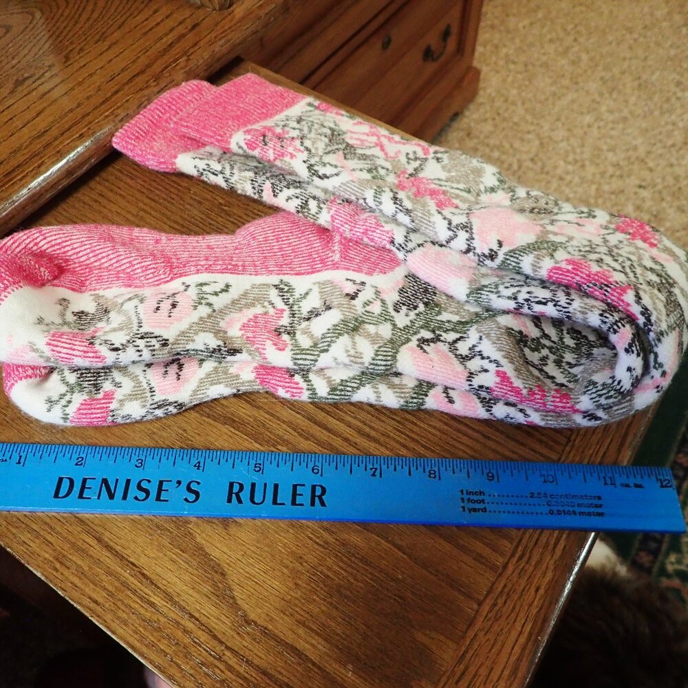 Thick Pink Socks